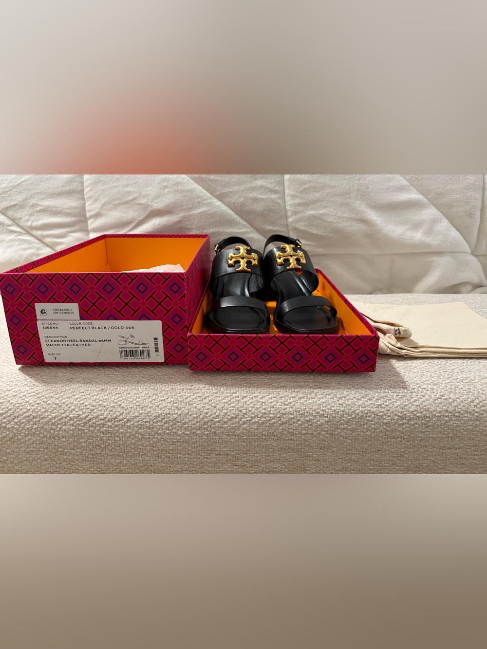 TORY BURCH ELEANOR HEEL SANDAL 55MM
